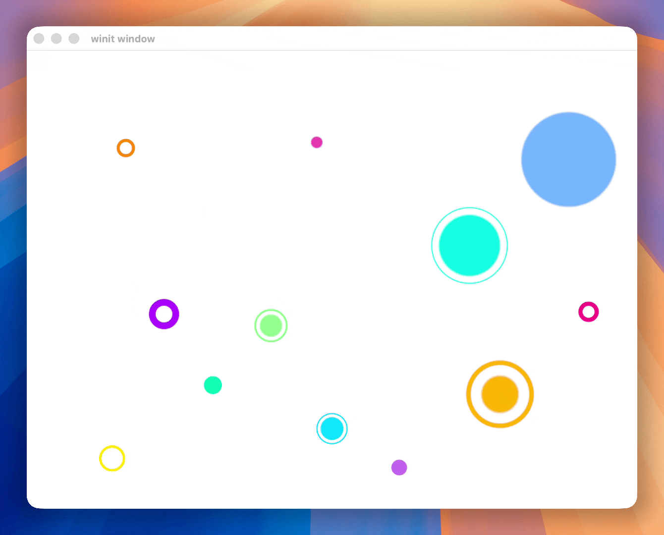 Crazy bubble animation