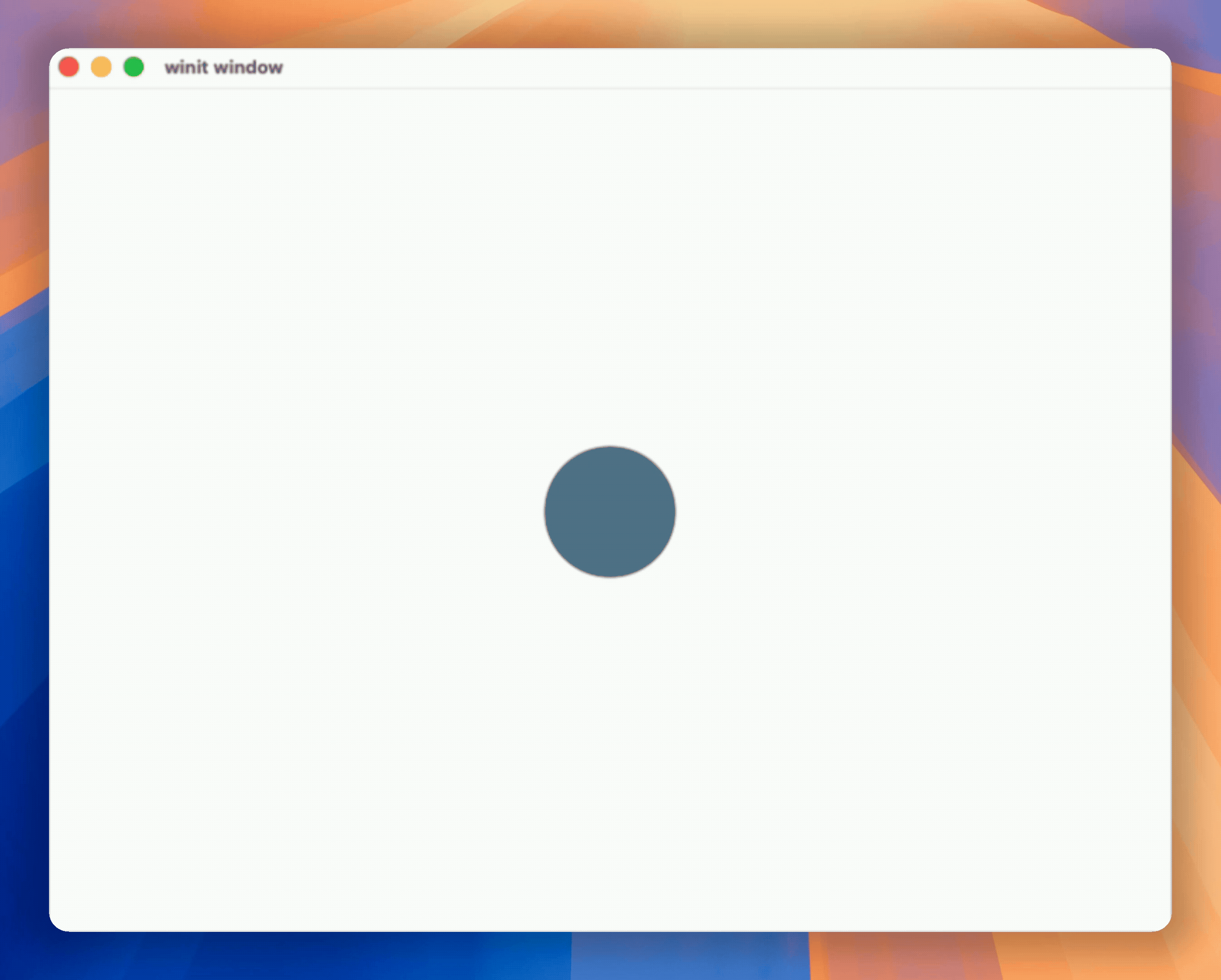 Shrinking circle