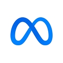 A favicon of Meta